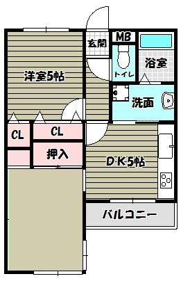 フラワーマンション 間取り図