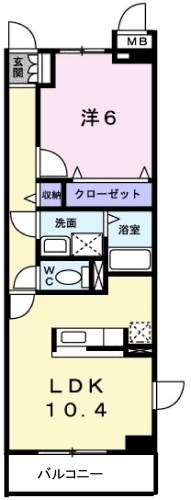 アイ　ウィッシュ 間取り図