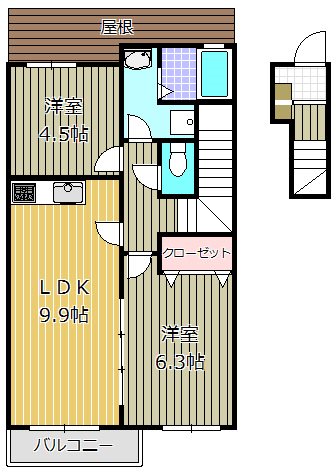 ディアプレステージ豊田 間取り図