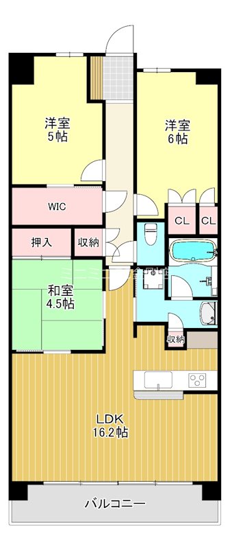 なかもずALLZ・ウィズコート  間取り図