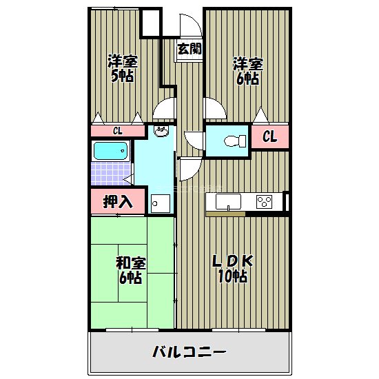 サンコート千代田 間取り図