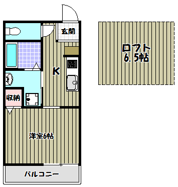 アルフォート初芝 間取り図