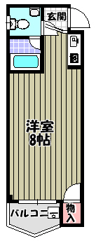 ラ・コート滝谷　Ｂ棟 間取り図