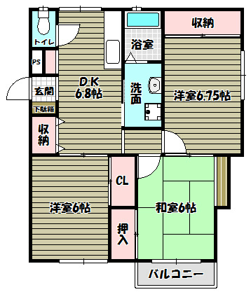 ハイツKOYAMA 間取り図