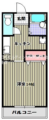 コーポ池之内 間取り図