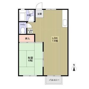西山ハイツ 間取り図