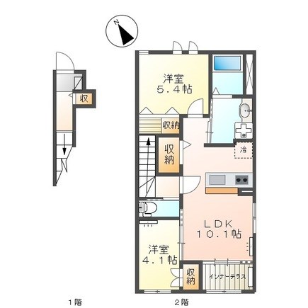 エスト・ヴィラ(Est Villa) 間取り図