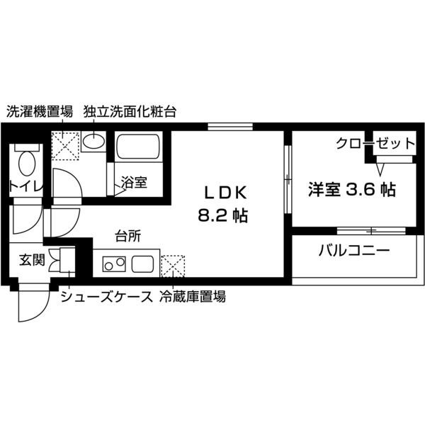 フォレなかもずNORTH 間取り図