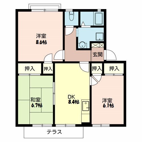 メゾン栄. 間取り図