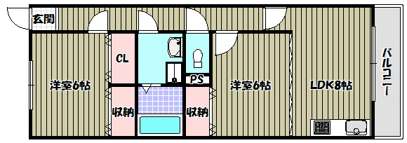 アルページュⅢ  間取り図