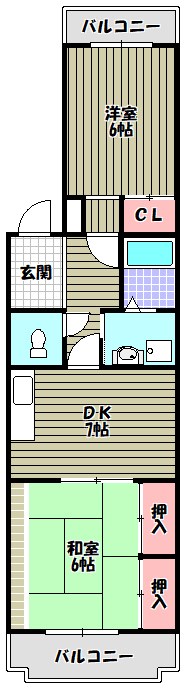 グレース東上野芝 間取り図