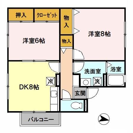 ブランドール 間取り
