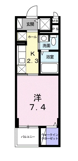 ライルエフ北野田 間取り図