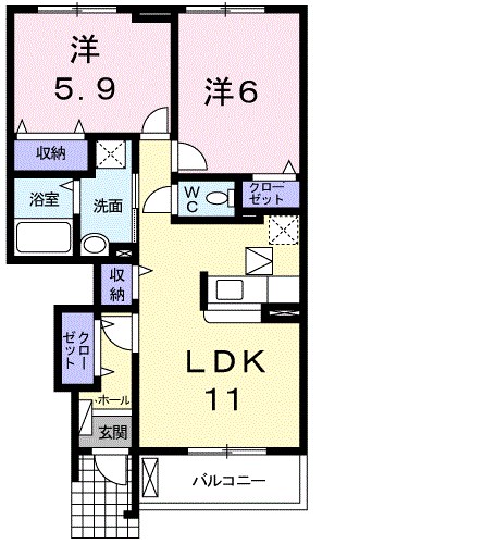 ベラ　ビスタ 間取り