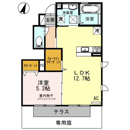 フェリオA棟 間取り図