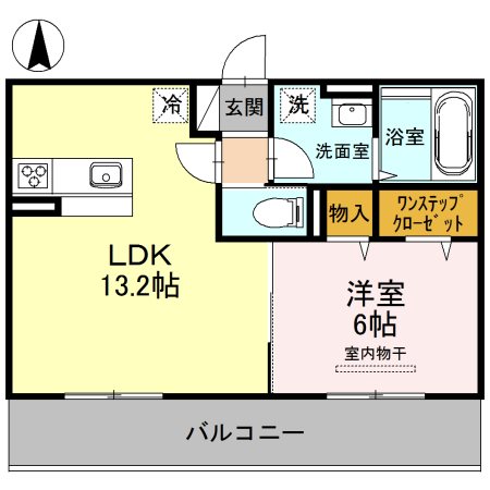 ル・フルーレ 間取り図