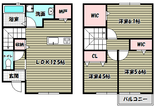 ファミリーパル  間取り図