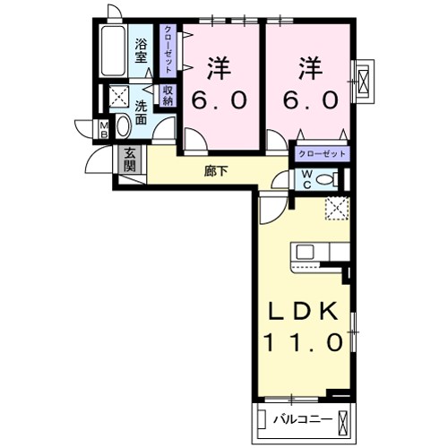 グランフォレスト 間取り図