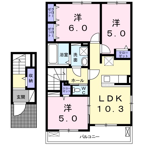 ラウレア 間取り図