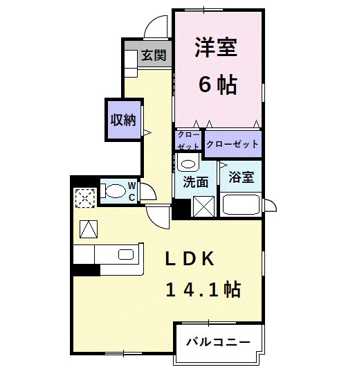 ミゾノカワＡ 間取り
