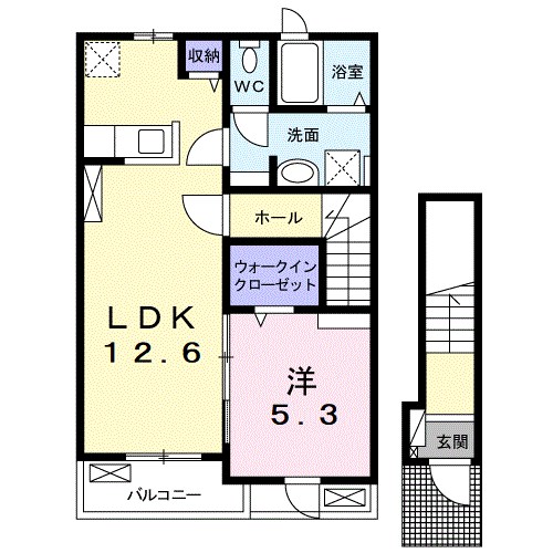 プロムナード箕形 間取り図