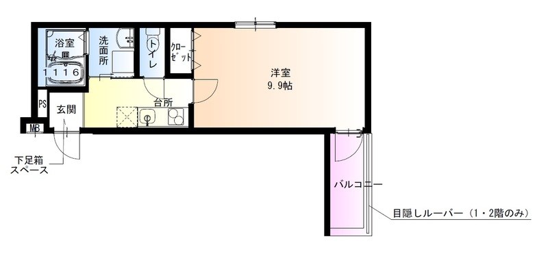 フジパレス堺鳳駅北Ⅰ番館 間取り図