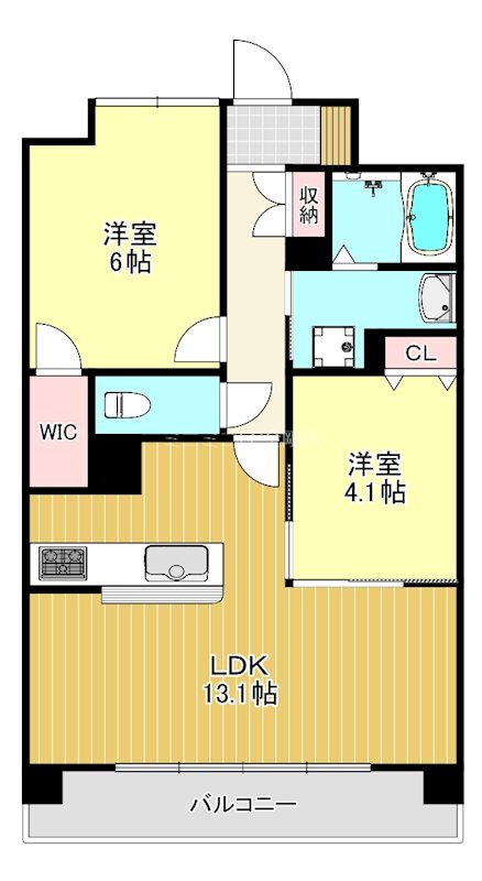 Sophia　court　宿院 間取り図