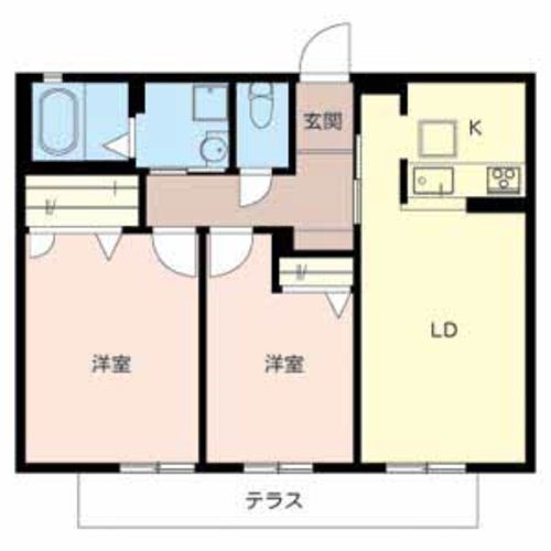 ラ・セーヌ 間取り図