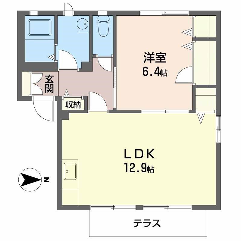 ハイツまつい 間取り図