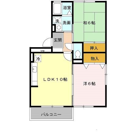 グレース岸田 間取り図