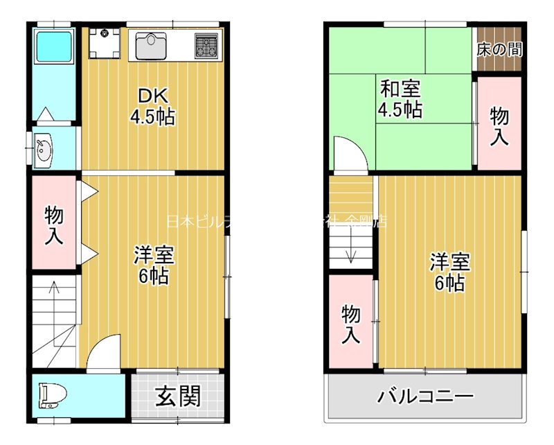 堺市南区和田東貸家 間取り