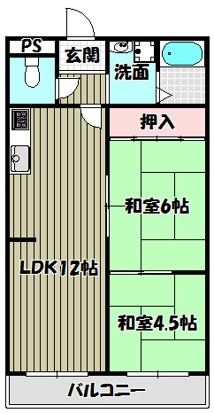 レナジア深井 間取り図