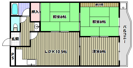 Rinon津々山台 間取り図