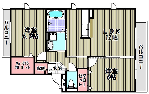 ファミーユ・Ｍ 間取り図