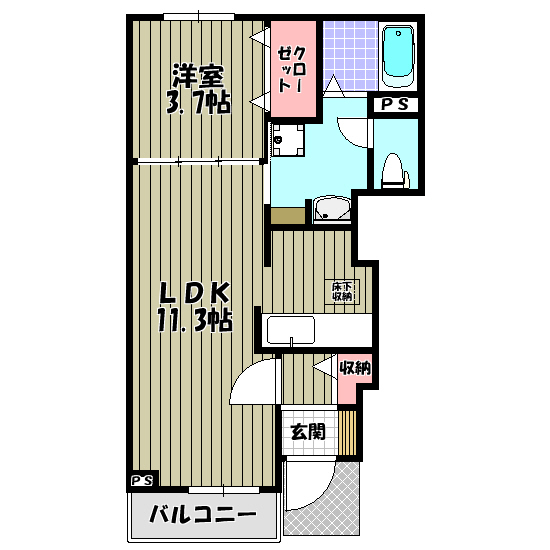ソルジェンテ 間取り図