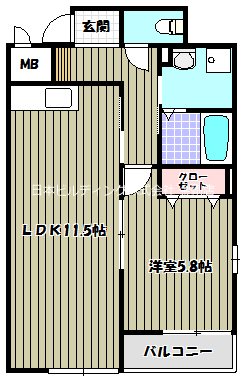フルー　リール 間取り図