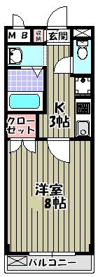 アムール　プレジデント 間取り図