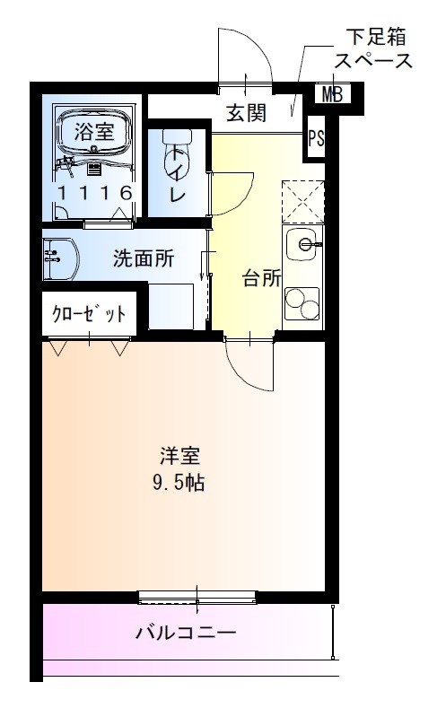 フジパレス堺鳳駅北Ⅱ番館 間取り図