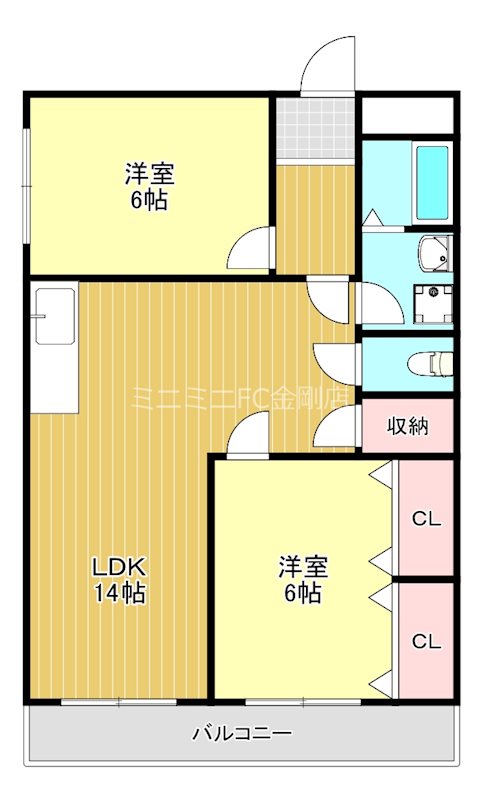 スコルピオ清和 間取り図