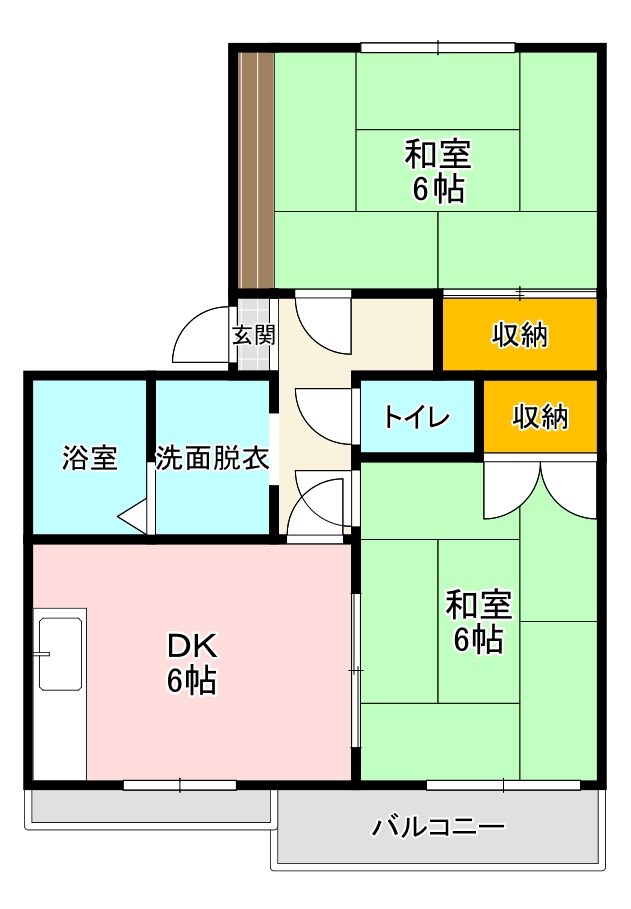 サンメイト深井Ａ棟 間取り図