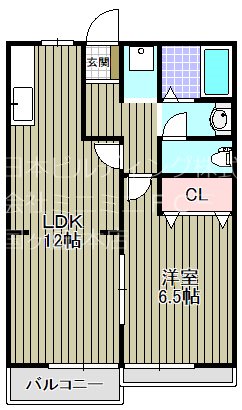 パークハイツ深井 間取り図