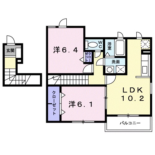 サザンクロスⅡ 間取り図