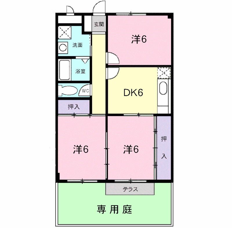 エルディム古谷 間取り図