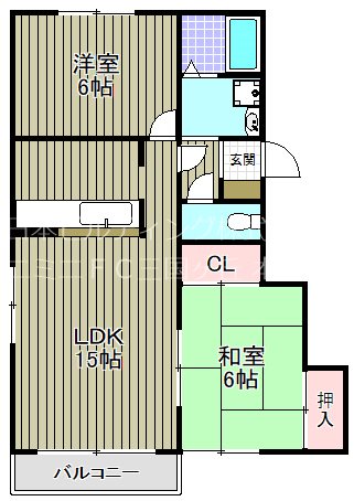 コートロッジパートⅠ  間取り図