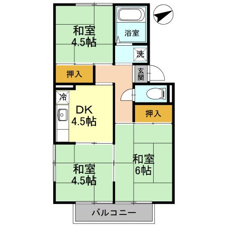 ピュアハイムⅠ 間取り図