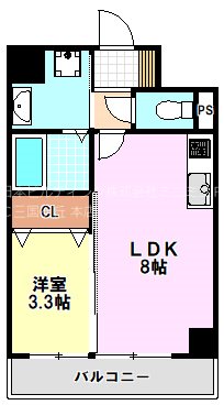 スプランディッド堺東 間取り図