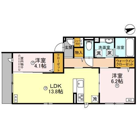ラ・メゾン・プラム 間取り図