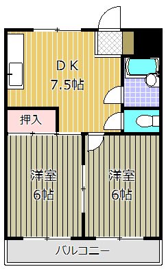 メゾン・ド・くみの木 間取り