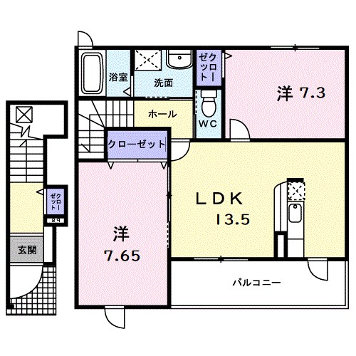 グラン・グラースラフィネ 間取り図