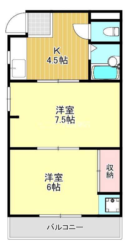 下村マンション  間取り図